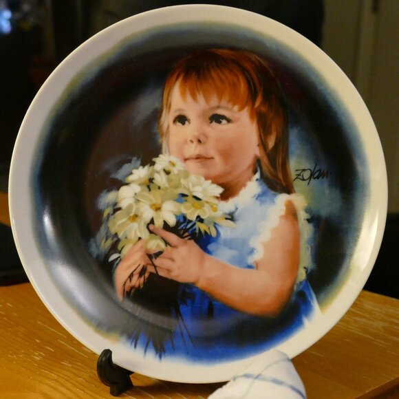 Viletta China Collector's Plate "FOR YOU" By Donald Zolan. - Picture 2 of 6